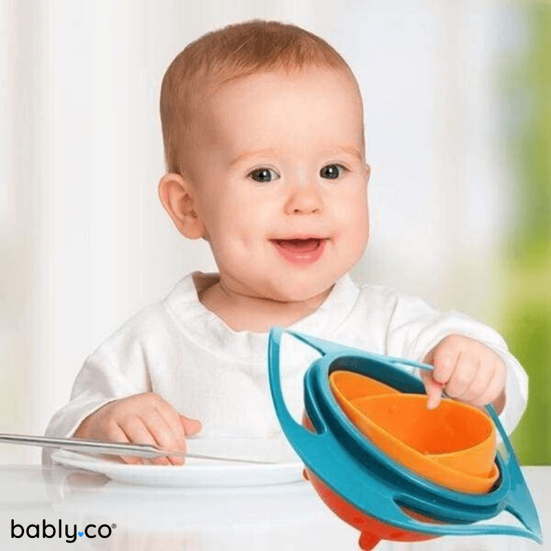 Bably™ Magic Baby Bowl - 360 Rotating