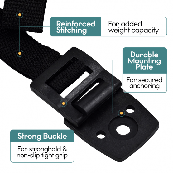 TV Anti Tip Straps | Bably