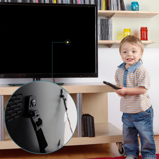 TV Anti Tip Straps | Bably